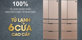 Có gì đặc biệt trên chiếc tủ lạnh 6 cửa Sharp SJ-GF60A made in Japan