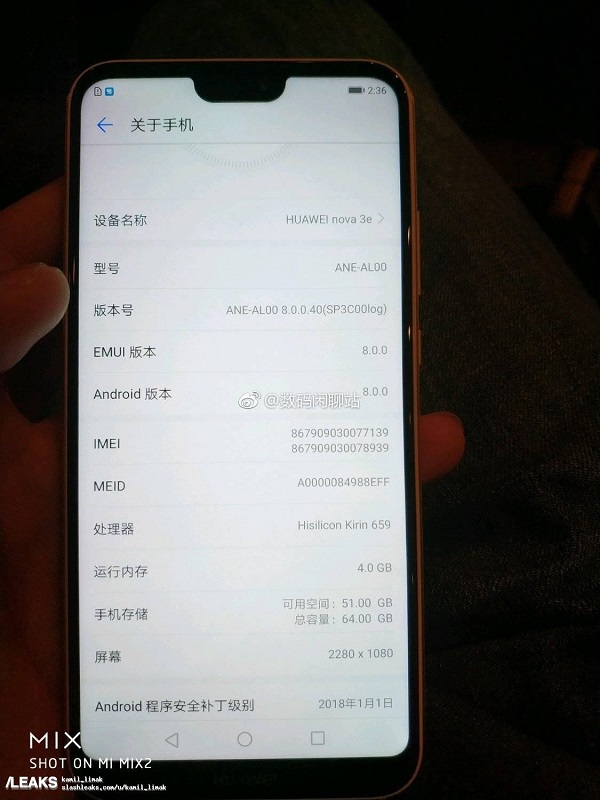 Video, hình ảnh thực tế trên tay Huawei Nova 3e xuất hiện