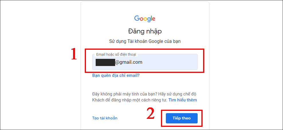 Cách Lấy Lại Mật Khẩu Google Bằng Số Điện Thoại Hoặc Email Dự Phòng