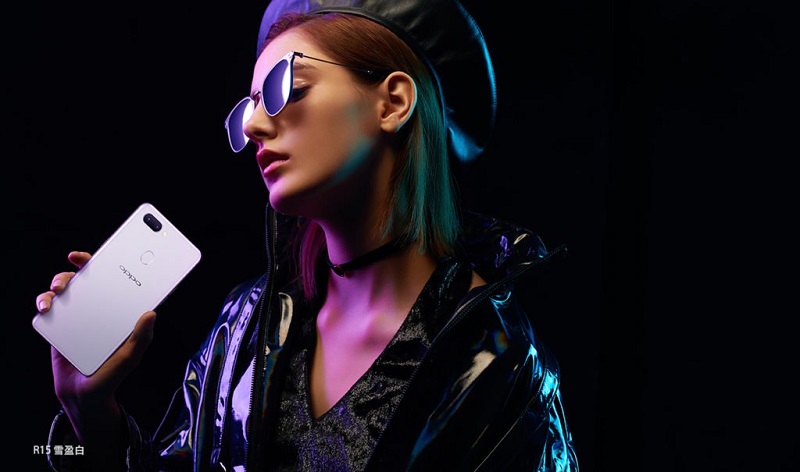OPPO R15 màu Trắng Snow