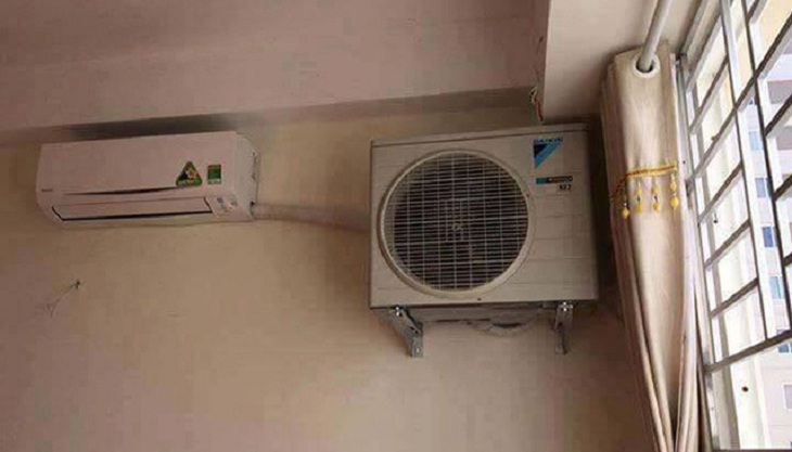 Dàn nóng và dàn lạnh lắp cùng một chỗ