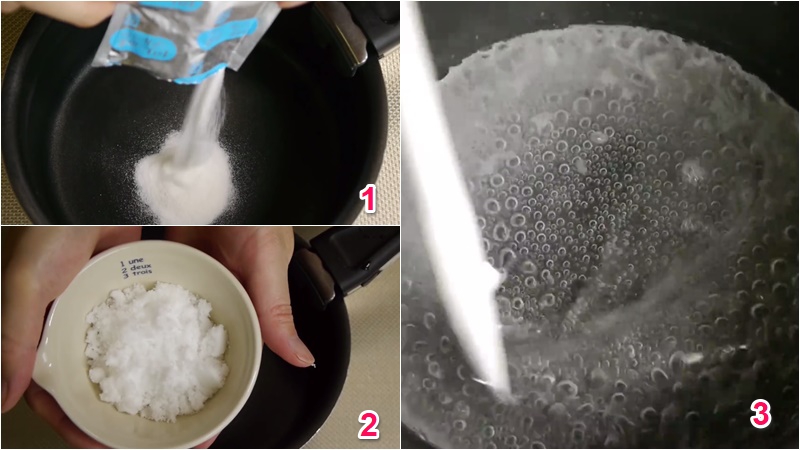 Chuẩn bị rau câu 