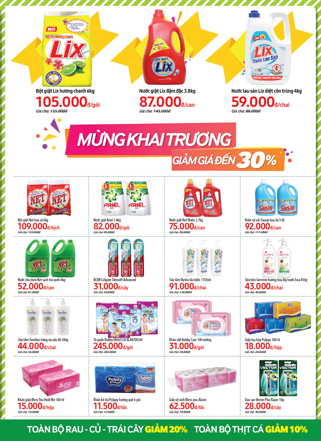 Siêu thị Bách hoá XANH 827 Ba Đình khai trương 24/03/2018 Siêu thị Bách hoá XANH 827 Ba Đình khai trương 24/03/2018