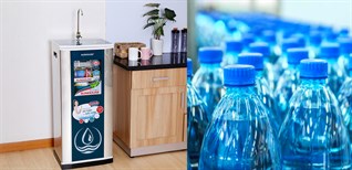 Nên mua máy lọc nước hay uống nước đóng bình sẽ tiết kiệm, an toàn hơn
