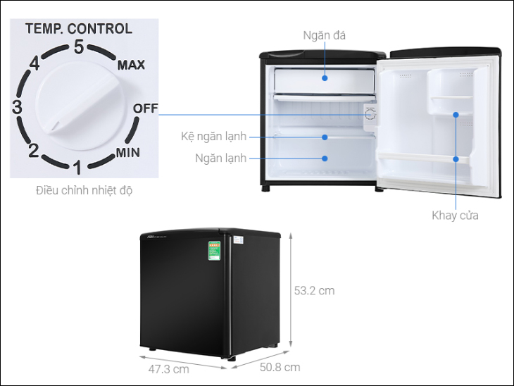 Tủ lạnh Electrolux Inverter 308 lít EBB3462K-H 