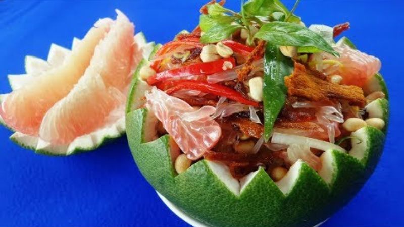 Gỏi bưởi khô bò