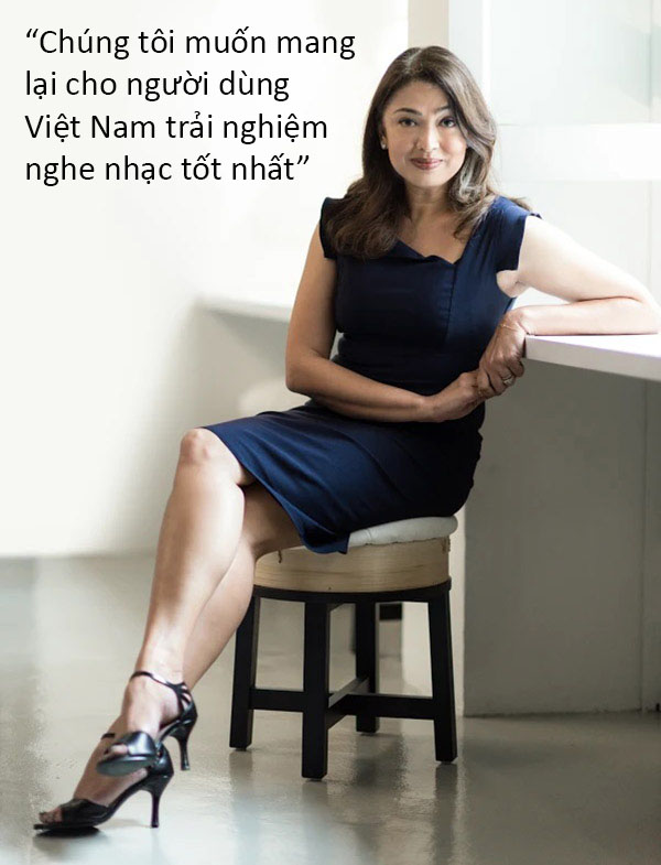 Bà Sunita - Đại diện Spotify