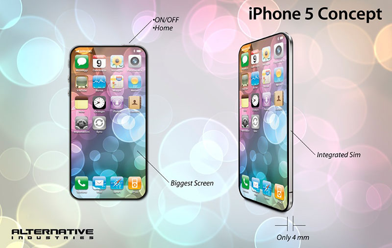 Concept iPhone toàn màn hình Concept iPhone toàn màn hình