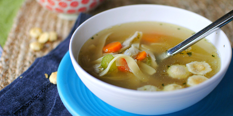 Soup bánh phồng tôm khai vị Soup bánh phồng tôm khai vị