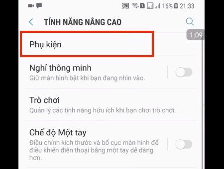 Cách chỉnh chế độ bao da trên Samsung Galaxy S9, S9 Plus