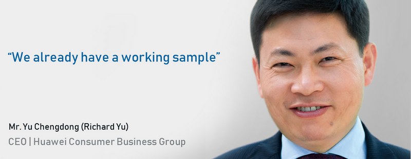 Không chỉ Samsung, Huawei cũng đang chuẩn bị smartphone màn hình uốn dẻo?