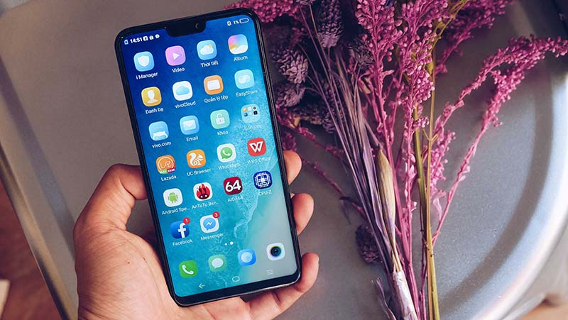 Vivo V9 thiết kế