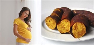 Các món ăn vặt từ khoai lang trị táo bón cho bà bầu