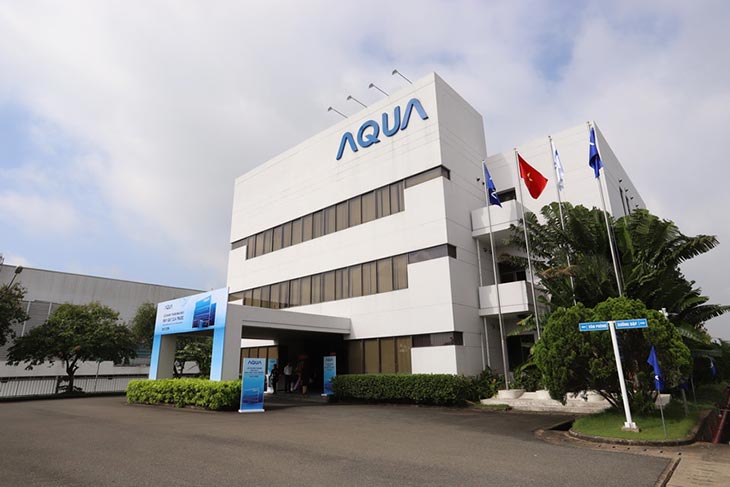 Nhà máy sản xuất sản phẩm của Aqua tại Việt Nam