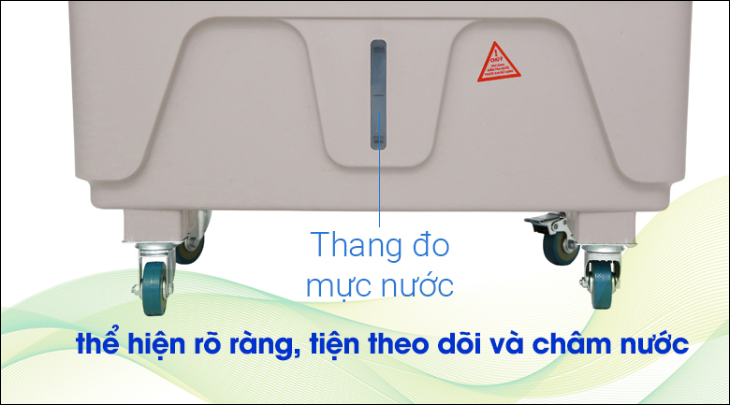 Quạt điều hòa Sunhouse SHD7746 có thang đo mực nước tiện lợi