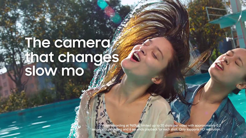 Galaxy S9 quay video siêu chậm Galaxy S9 quay video siêu chậm