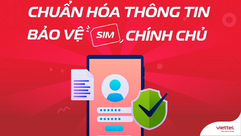 Cách bổ sung thông tin thuê bao Viettel 