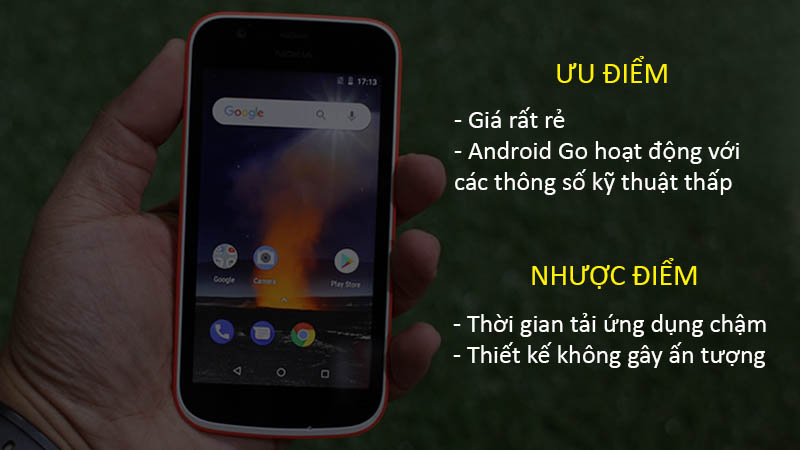 Ưu nhược điểm Nokia 1 Ưu nhược điểm Nokia 1