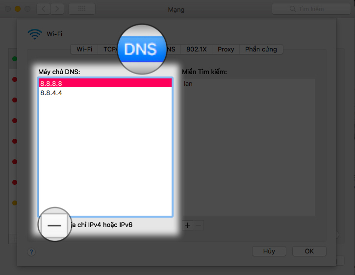 Hướng dẫn DNS IP CloudFlare trên MacOS lướt Web nhanh hơn