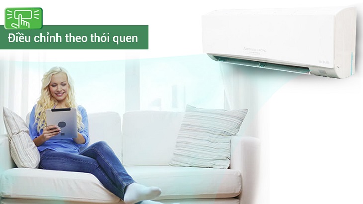 Các cảm biến thông minh trên máy lạnh > Hệ thống kiểm soát Fuzzy Logic “I Feel” - Máy lạnh Mitsubishi Electric