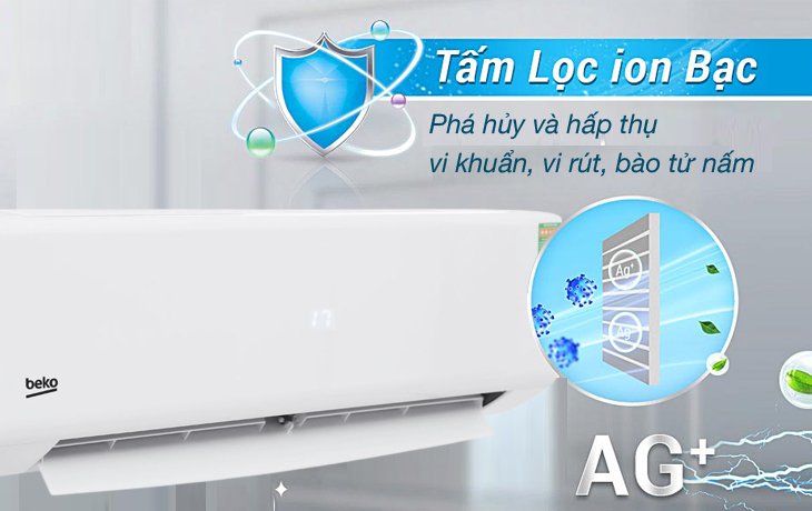 Kháng khuẩn ion bạc +