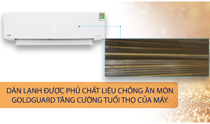 Công nghệ Goldguard được trang bị dàn lạnh