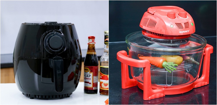 So sánh nồi chiên không dầu và lò nướng thủy tinh: Nên mua loại nào?