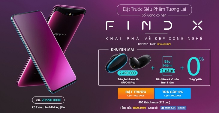 5 smartphone có màn hình “tai thỏ” giống iPhone X tại Việt Nam