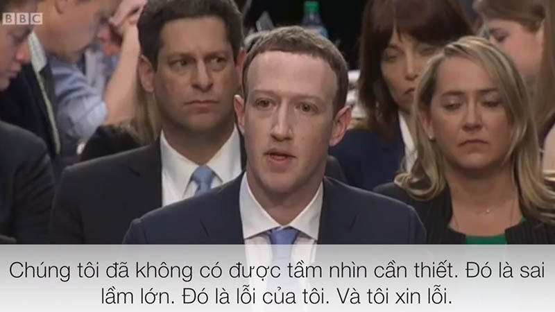 Mark Zuckerberg trả lời