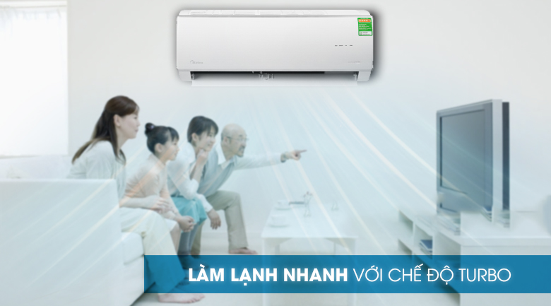 Công nghệ làm lạnh nhanh trên máy lạnh Midea