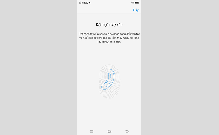 Hướng dẫn cài đặt mở khóa bằng vân tay Vivo V9