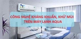 Công nghệ kháng khuẩn khử mùi trên máy lạnh Aqua