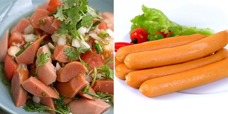 Món salad xúc xích