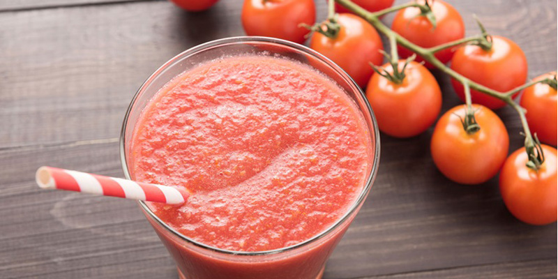 Nước ép, sinh tố cà chua giúp giảm cân