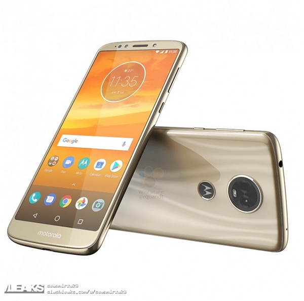 Rò rỉ hình ảnh Render của Moto E5 Plus với màn hình tỉ lệ 18:9
