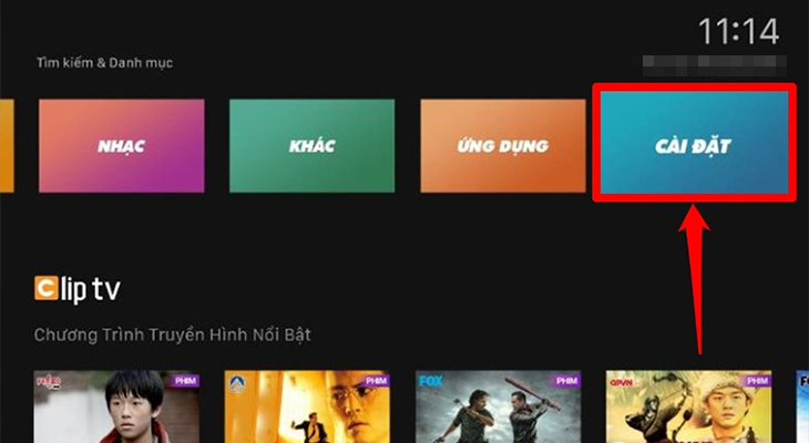 Hướng dẫn kích hoạt khuyến mãi ClipTV trên Smart tivi TCL