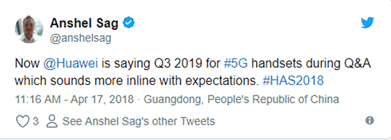 Huawei sẽ ra mắt chiếc điện thoại 5G đầu tiên vào vào quý 3 năm 2019 - ảnh 3 Huawei sẽ ra mắt chiếc điện thoại 5G đầu tiên vào vào quý 3 năm 2019 - ảnh 3