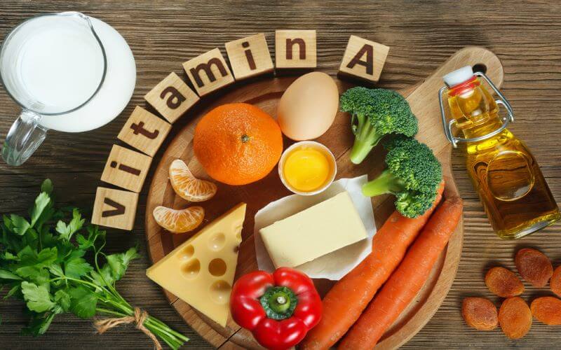 Thiếu vitamin A làm ảnh hưởng sự phát triển của thị giác