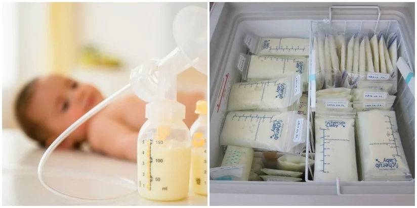 Bảo quản sữa mẹ an toàn khi mất điện