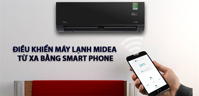 Hướng dẫn điều khiển máy lạnh Midea bằng điện thoại
