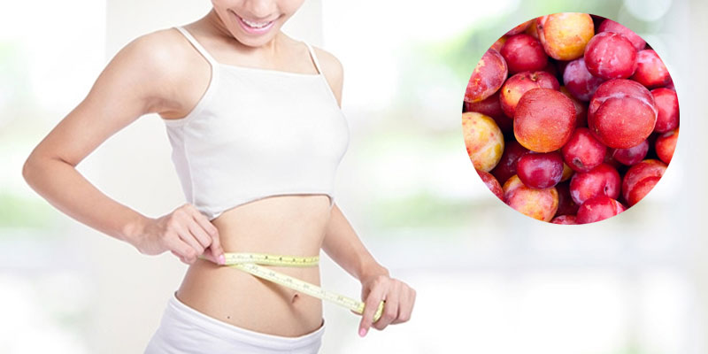 Ăn mận giúp hỗ trợ giảm cân
