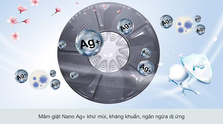 Nano Ag+ khử mùi, kháng khuẩn hiệu quả