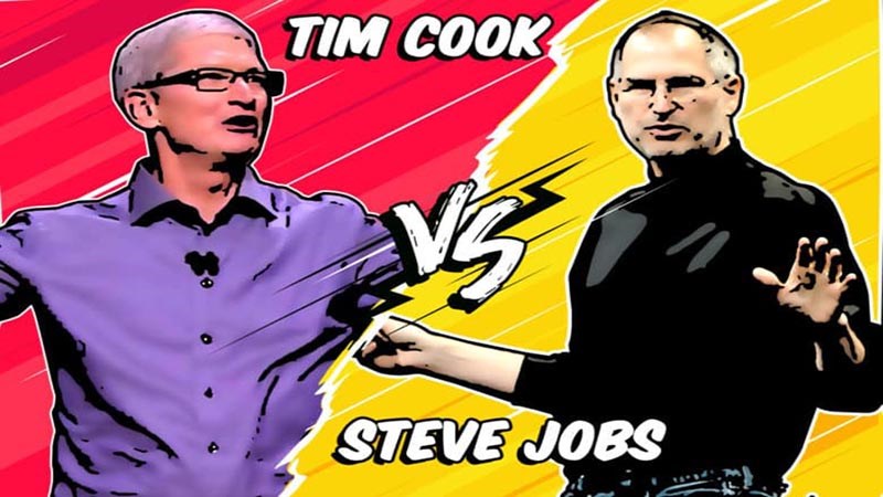 Steve Jobs vs Tim Cook Steve Jobs vs Tim Cook