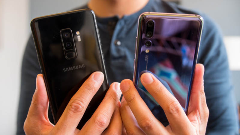 Huawei-P20-Pro vs Galaxy S9+