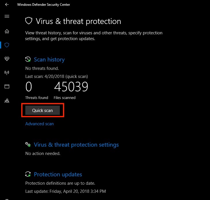Hướng dẫn diệt virus trên máy tính bằng Windows Defender