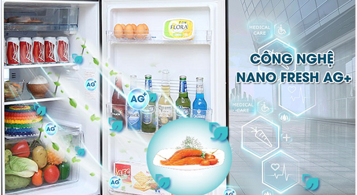 Kháng khuẩn, khử mùi tối đa với công nghệ Nano Fresh Ag+
