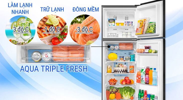 Ngăn trữ đa năng Triple Fresh