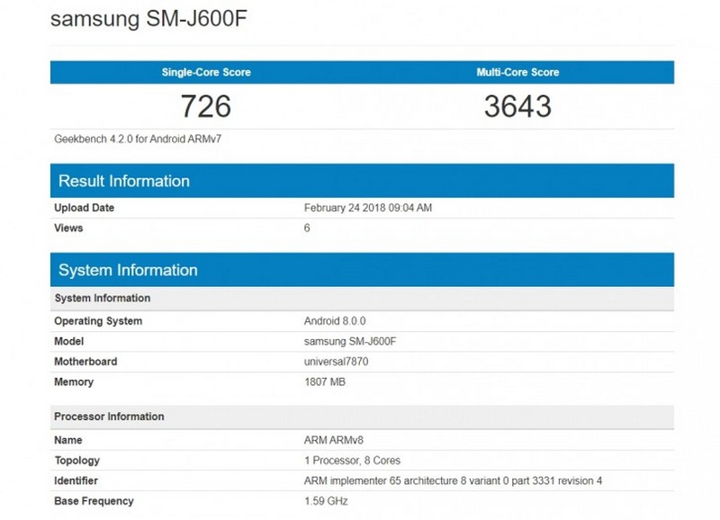 Galaxy J6 báº¥t ngá» cÃ³ máº·t trÃªn trang web Samsung