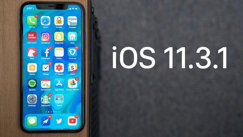 ios 11.3.1