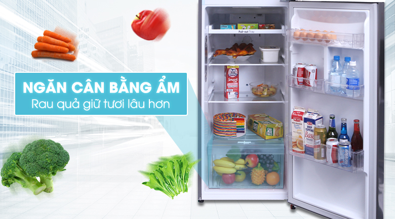 Ngăn cân bằng độ ẩm™ với lưới mắt cáo